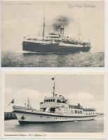 7 db RÉGI hajó motívumlap / 7 old motive cards, ships