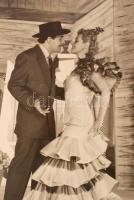 Juan Gyenes, Gyenes János (1912-1995) fotóművész nagyméretű, aláírt képe Muráti Lili (1912-2003) szí...