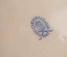 Herendi Fiori e frutta mintás süteményes tányér (4 db), kézzel festett, jelzett, hibátlan, d:16,5 cm