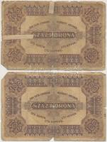 1920. 100K (8x) + 1923. 500K (2x) T:III,III-,IV,V