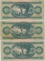 1949. 10Ft (3x) T:III