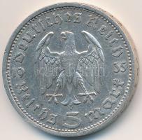 Német 3. Birodalom 1935A 5M Ag "Hindenburg" T:2,2-
German Third Reich 1935A 5 Marks Ag &q...