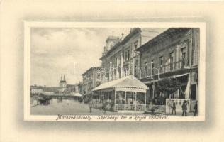 Marosvásárhely, Targu Mures; Széchényi tér, Royal Szálló, kiadja Márványi Arthur / square, hotel (EK)