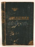 Hanusz István: A bor-ág és nedűje. Kecskemét, 1901, Sziládi László ny. 200 p. Korabeli, könyvkötő által ízlésesen kivitelezett, aranyozott, foltos, gerincén kissé sérült egészvászon-kötésben. Ritka!
