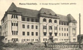 Marosvásárhely, Targu Mures; Községi Közigazgatási Tanfolyam palotája, kiadja Révész Béla / Municipal Administration Course Palace