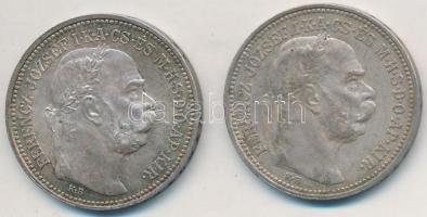 1912KB 1K Ag "Ferenc József" (2x) T:2