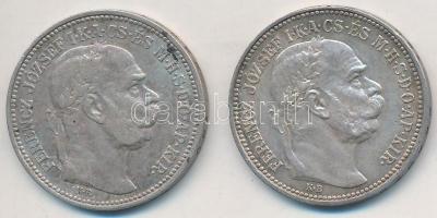 1912-1914KB 1K Ag "Ferenc József" (2x) T:2,2-