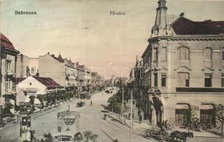 Debrecen, Fő utca, Royal kioszk, üzletek