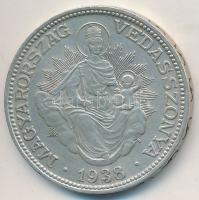 1938. 2P Ag "mosolygós Madonna" T:2
Adamo P7