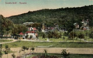 Szováta-fürdő, Nyaralók, kiadja Borbély Gyula / villas (kopott sarkak / worn edges)