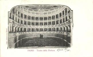 Fano, Teatro della Fortuna / theatre interior