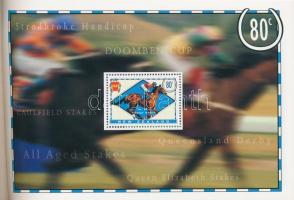 Versenylovak bélyegfüzet Horse Racing stamp booklet