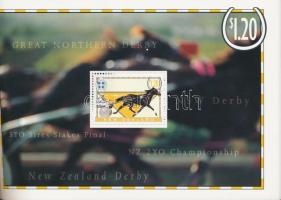 Versenylovak bélyegfüzet Horse Racing stamp booklet