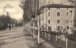 Pesaro, Via Flaminia, Villa Venturoli / street, villa