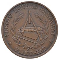 DN "Alkotó Ifjúság Pályázat - FMKT-FAT" Br emlékplakett (70mm) T:2 kis ph.