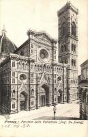 Firenze, Florence; Facciata della Cattedrale / cathedral