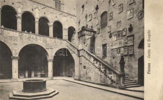 Firenze, Florence; Cortile del Bargello / courtyard (EB)