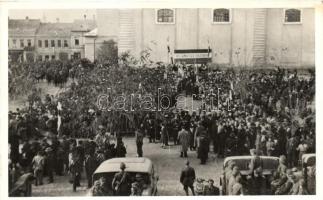 Rimaszombat, bevonulás / entry of the Hungarian troops