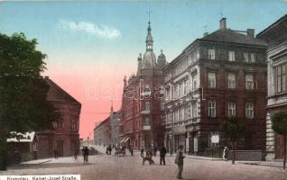 Chomutov, Komotau; Kaiser-Josef-Strasse / Emperor Joseph street