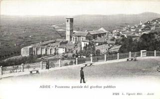 Assisi, Panorama parziale dal giardino pubblico