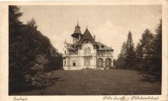 Budapest XII. Zugliget, villa, Goszleth udvari fényképész felvétele (vágott / cut)