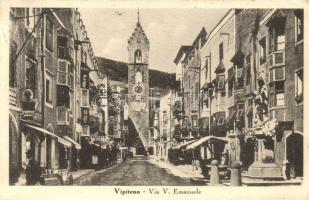 Vipiteno, Sterzing am Brennerbahn (Tirol)  Via V. Emanuele / street view