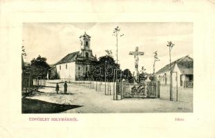 Solymár, Főtér, kiadja Kégl Sebestyén fűszer és csemege kereskedő (EK)