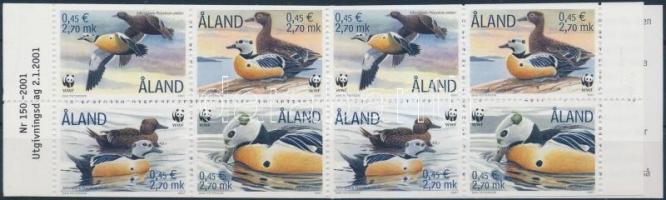 2001 WWF: Kacsa bélyegfüzet Mi MH 9 (Mi 183-186)