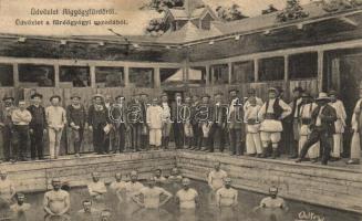 Algyógyfürdő, fürdőgyógyi uszoda; Adler fényirda / swimming pool, spa (EK)