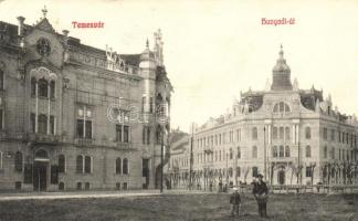 Temesvár, Timisoara; Hunyadi út, Licht műterme / street, studio (EK)