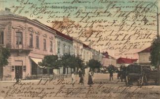 Sátoraljaújhely, Wekerle tér, Kerekes Pál üzlete, kiadja Löw Mihály (EK)