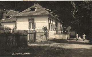 1937 Zajzon, Zizin; Cotescu ház / villa, photo