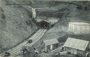 Csíkszereda, Miercurea Ciuc; Krakói vasúti alagút, kiadja Svoboda Miklós könyvkereskedő / railway tunnel