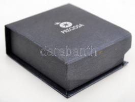 Áttört szív alakú fülbevalópár türkiz gyöngy díszítéssel