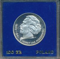 Lengyelország 1975. 100Zl Ag "Ignacy Jan Paderewski" plasztiktokban T:PP
Poland 1975. 100...