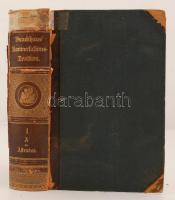Brockhaus Konversations Lexikon I.-XVI. 14 Auflage Teljes / Complete. Leipzig. 1895. Kiadói félbőr k...