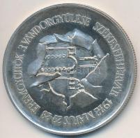 Csíkszentmihályi Róbert (1940-) 1972. "MÉE III. Vándorgyűlése Székesfehérvár / Gorsium" jelzett Ag emlékérem (25,17g/0.800/42.5mm) T:2