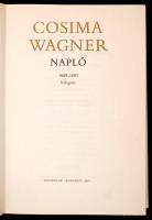 Cosima Wagner: Napló. 1869-1883. Válogatás. Bp., 1983, Gondolat. Kiadói egészvászon kötés, papír véd...