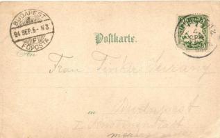 1894 (Vorläufer!) München, Gasthaus zum Franziskaner; Verlag Karl Stücker's Kunstanstalt '...