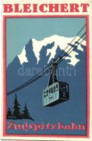 Zugspitzbahn, Adolph Bleichert &amp; Co. Personen-Drahtseilbahnbau GmbH. / cablecar and funicular advertisement s: Keil