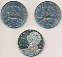 1980. 100Ft Ni "Szovjet-magyar közös űrrepülés" + 1990. 100Ft alpakka "Fáy András&quo...