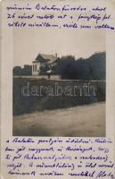 1934 Balatonfüred, villa, photo (kis szakadás / small tear)