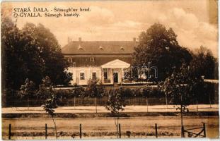 Ógyalla, Stara Dala, Hurbanovo; Sümegh kastély / castle (vágott / cut)