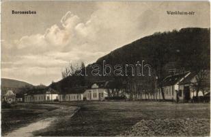 Borossebes, Sebis; Wenkheim tér / square (EK)