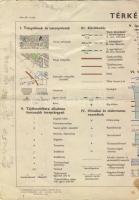 14 db túristatérkép benne régebbiek