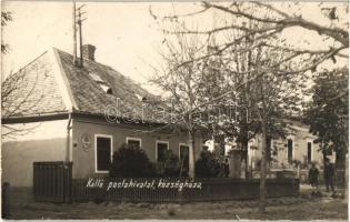 1928 Kálló, Postahivatal, Községháza, photo