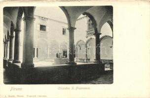Piran, Pirano; Chiostro S. Francesco / Franciscan cloister (fa)