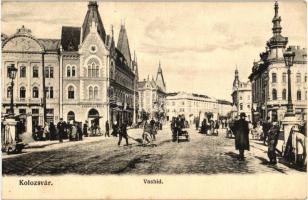 Kolozsvár, Cluj; Vashíd, gyógyszertár / iron bridge with pharmacy