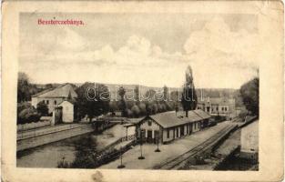 Besztercebánya, Banská Bystrica; Szent János vasútállomás, kiadja Bánovszky és Dohnányi / railway station (EK)