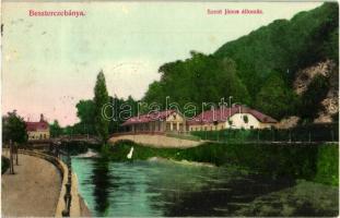 Besztercebánya, Banská Bystrica; Szent János vasútállomás, kiadja Walter Adolf és társa / railway station